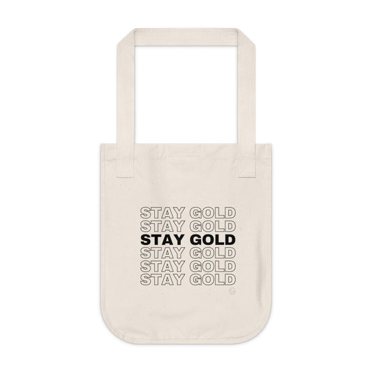 Stay Gold Canvas Tote Bag