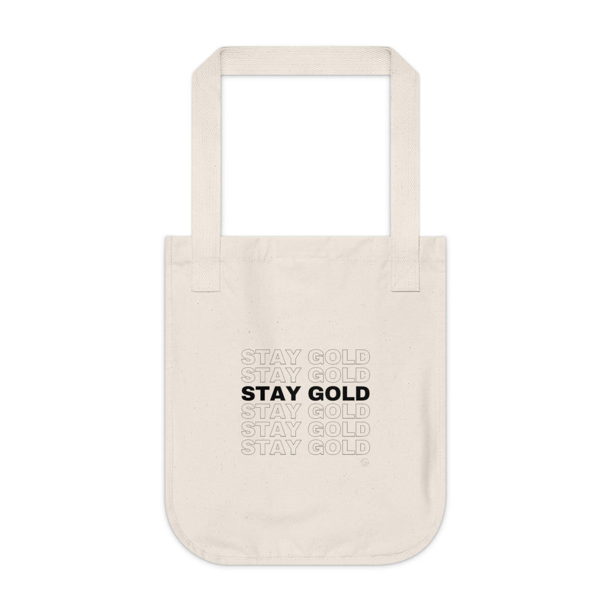 Stay Gold Canvas Tote