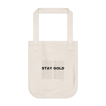 Stay Gold Canvas Tote